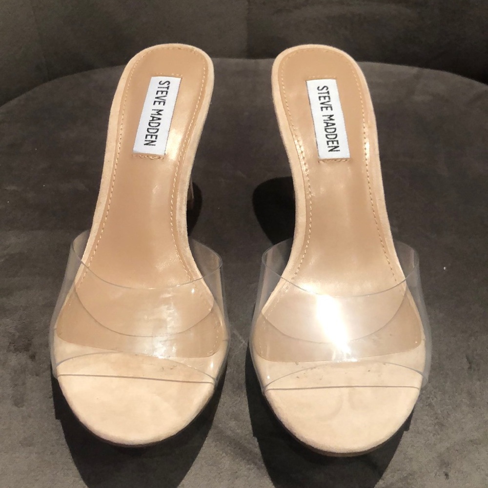 Gorgeous clear sandals